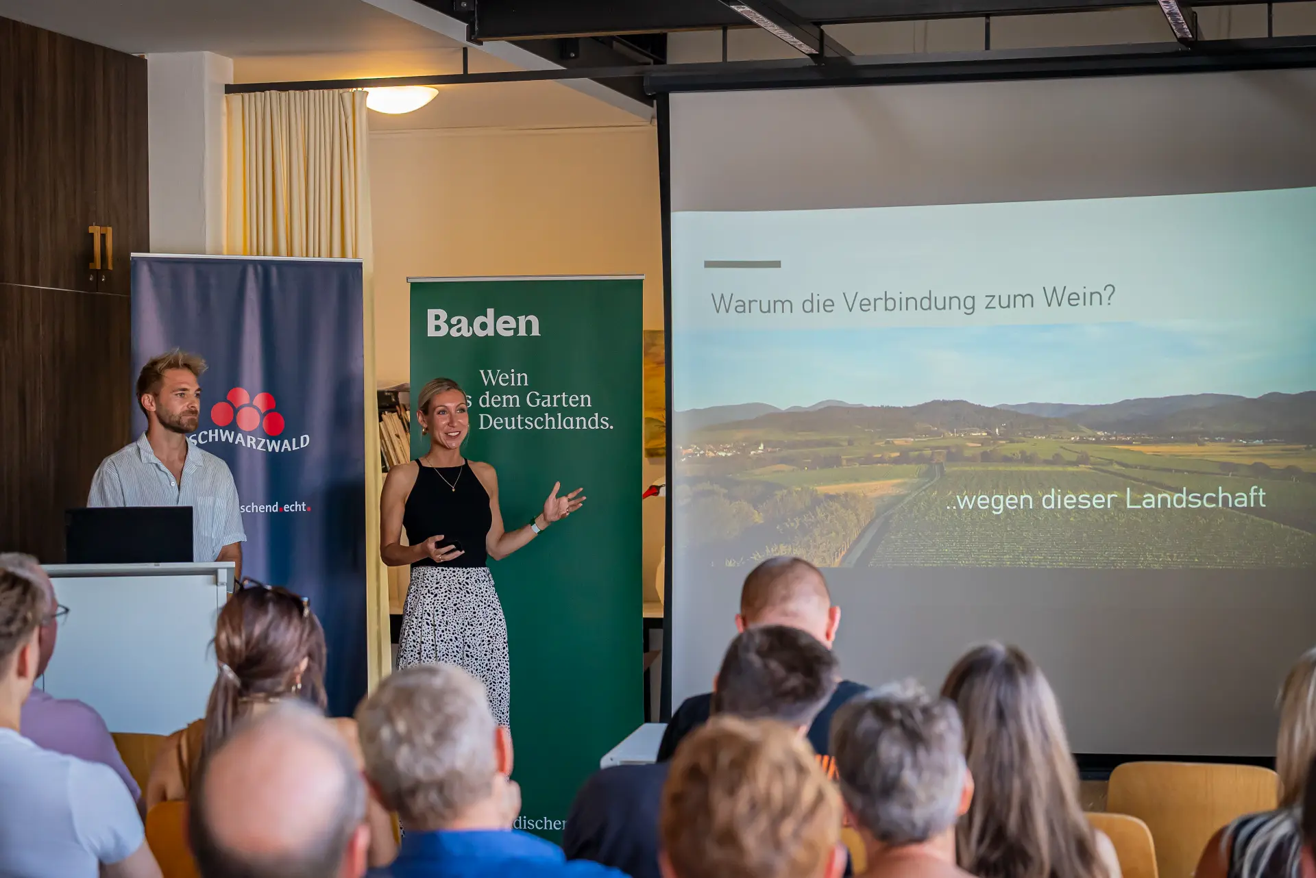 Vortrag mit Publikum in der Forum Lounge